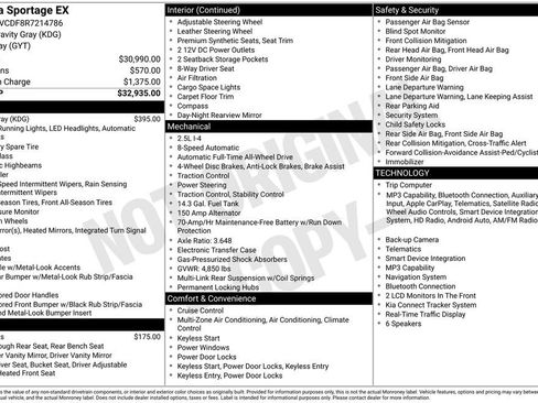Certified 2024 Kia Sportage EX AWD/4WD image 10