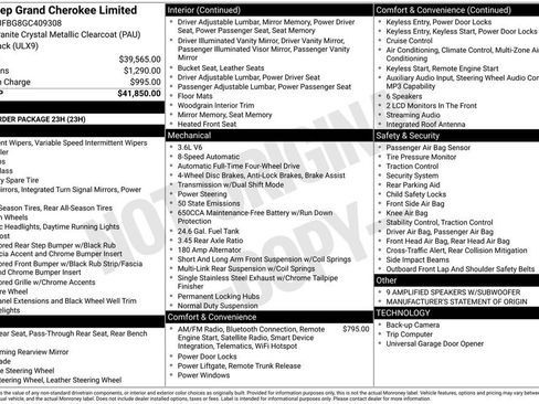 Used 2016 Jeep Grand Cherokee Limited image 39