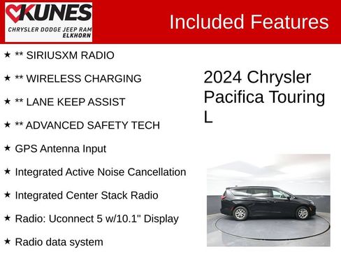 Used 2024 Chrysler Pacifica Touring-L FWD image 3