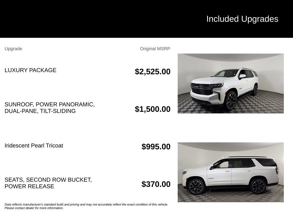 Used 2022 Chevrolet Tahoe RST w/ Luxury Package AWD/4WD image 6