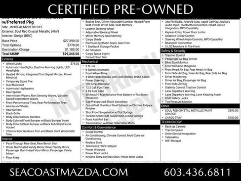 Used 2024 MAZDA MAZDA3 s image 2