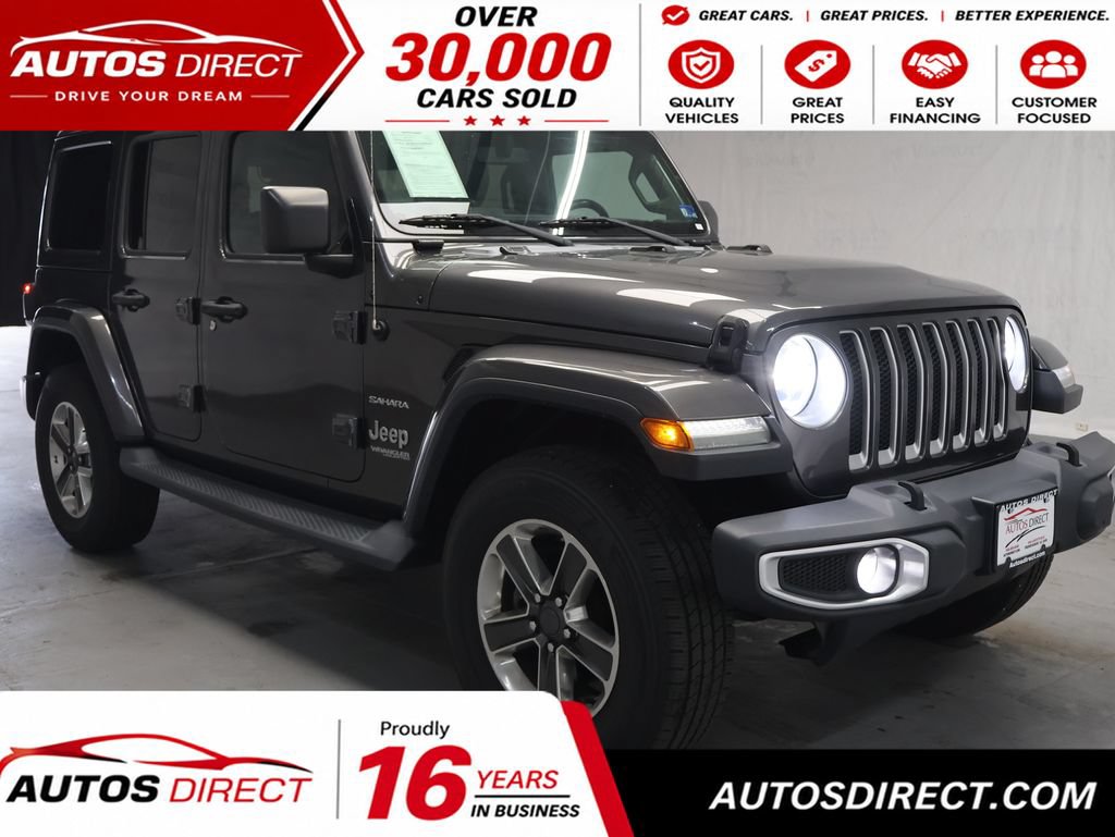 Used 2021 Jeep Wrangler Unlimited Sahara AWD/4WD image 1