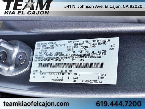 Used 2022 Ford Escape SE image 34
