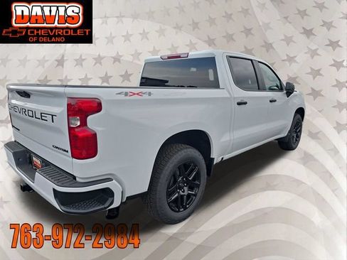 New 2026 Chevrolet Silverado 1500 Custom w/ Turbomax Blackout Package AWD/4WD image 7