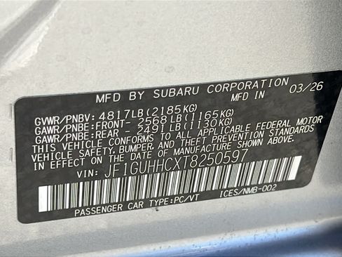 New 2026 Subaru Impreza RS AWD/4WD image 30