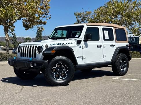 Used 2022 Jeep Wrangler Unlimited Rubicon 4xe image 1