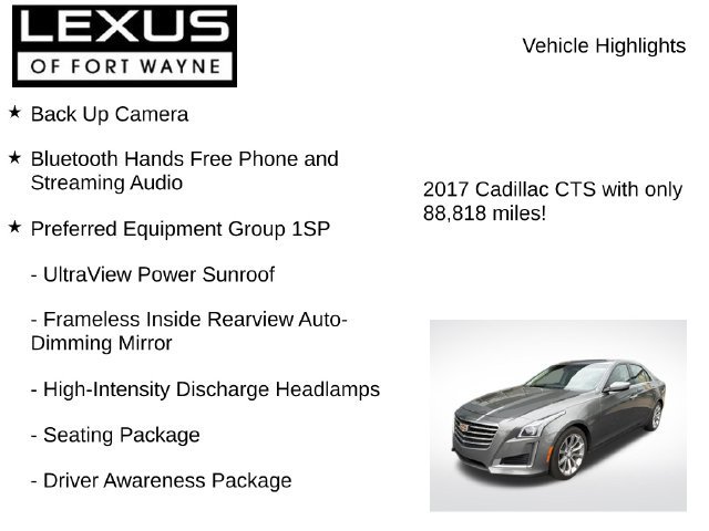 Used 2017 Cadillac CTS Luxury AWD/4WD image 8