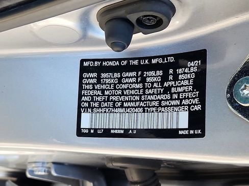 Used 2021 Honda Civic Sport image 26