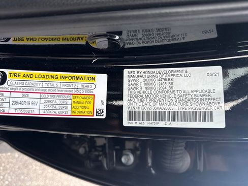 Used 2021 Honda Accord Sport image 29