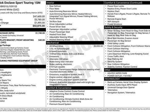 Used 2025 Buick Enclave Sport Touring w/ Power Package image 2