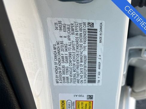 Certified 2026 Honda Civic Sport image 31
