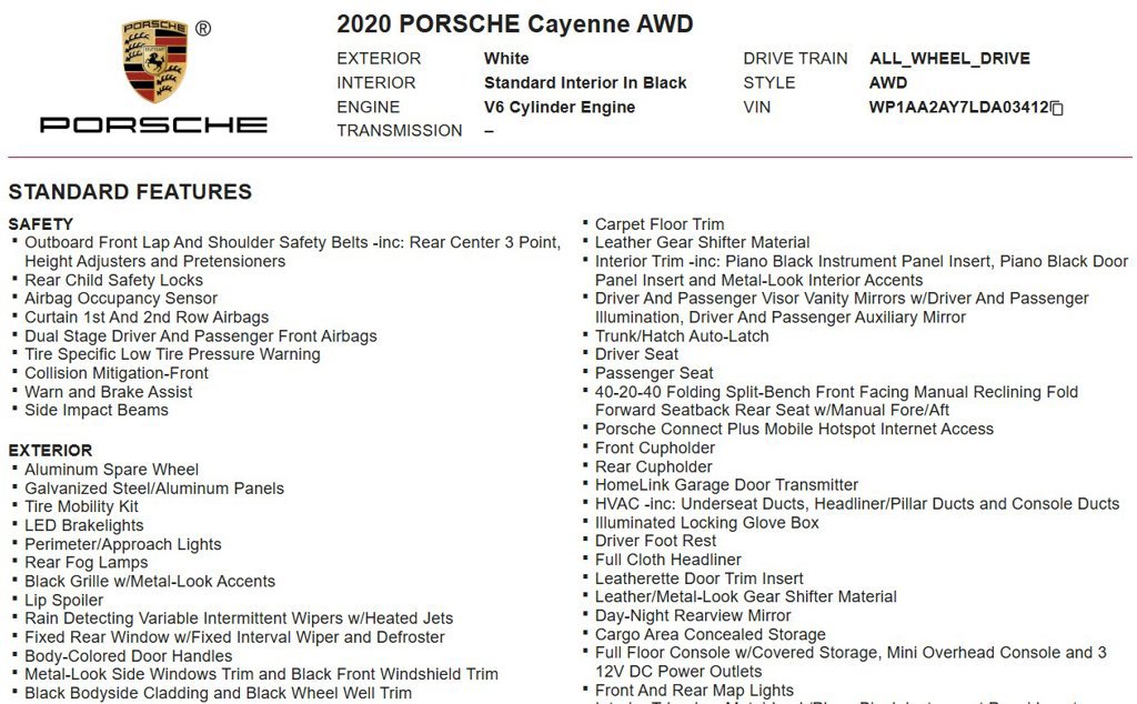 Used 2020 Porsche Cayenne AWD/4WD image 17