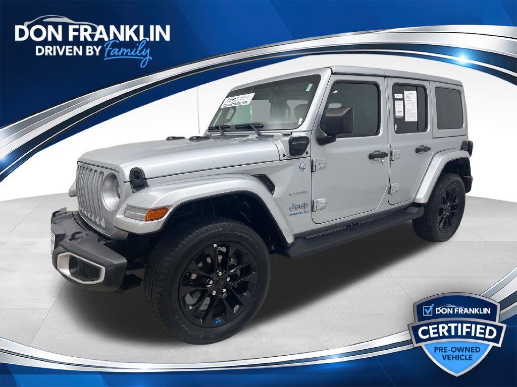 Used 2023 Jeep Wrangler Unlimited Sahara w/ Cold Weather Group AWD/4WD 360° Tour