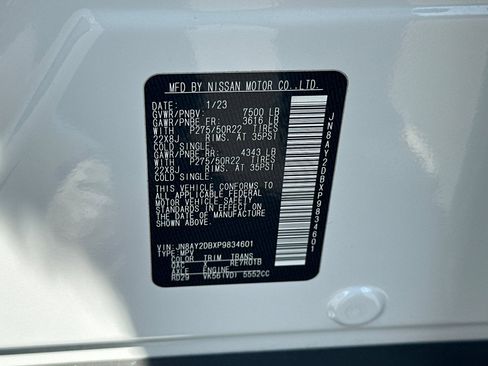 Used 2023 Nissan Armada Platinum w/ Captain's Chairs Package AWD/4WD image 43
