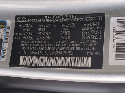 Certified 2025 Hyundai Tucson SEL FWD image 33