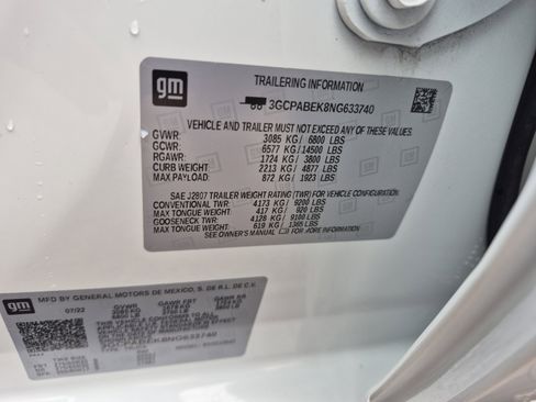 Used 2022 Chevrolet Silverado 1500 Custom image 26