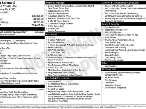 Used 2022 Kia Sorento S w/ Panoramic Sunroof Package image 38