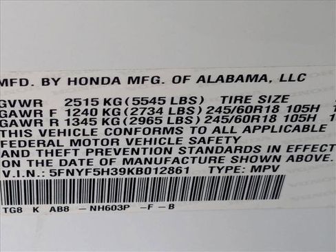 Used 2019 Honda Pilot EX image 15