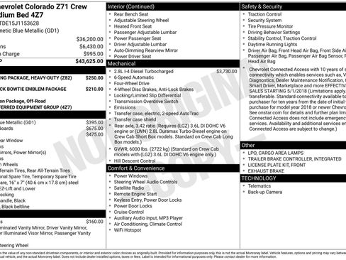 Used 2018 Chevrolet Colorado Z71 image 3