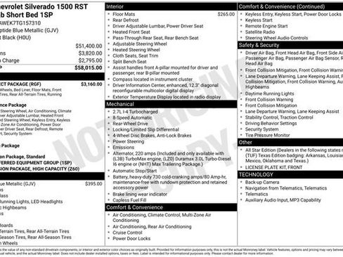 Used 2026 Chevrolet Silverado 1500 RST w/ RST Select Package RWD image 6