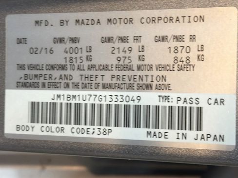 Used 2016 MAZDA MAZDA3 i Sport w/ Preferred Equipment Package FWD image 12