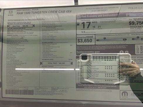 New 2026 RAM 1500 Tungsten w/ Trailer Tow Group image 21