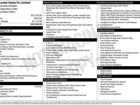 Used 2020 Hyundai Santa Fe Limited image 12