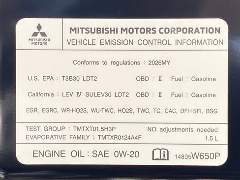New 2026 Mitsubishi Outlander ES image 34