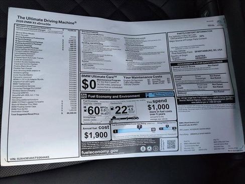 New 2026 BMW X5 xDrive50e image 18