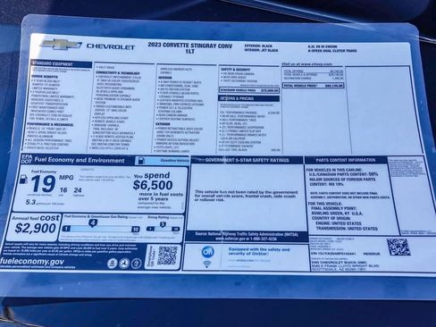 Used 2023 Chevrolet Corvette Stingray Convertible w/ Z51 Performance Package image 30