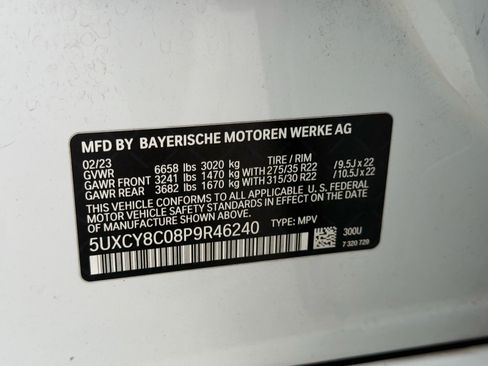 Used 2023 BMW X6 M50i w/ Executive Package AWD/4WD image 20