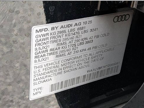 Certified 2026 Audi Q7 3.0T Premium Plus w/ Premium Plus Package AWD/4WD image 27