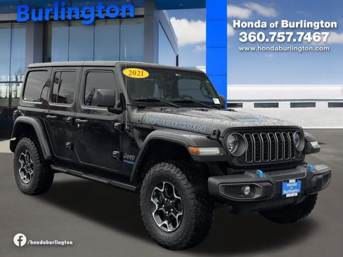 Used 2021 Jeep Wrangler Unlimited Rubicon 4xe w/ Cold Weather Group image 8