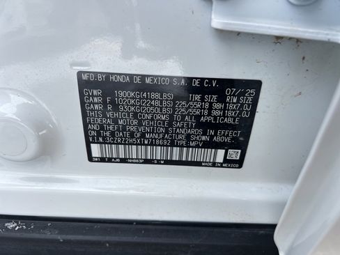 Certified 2026 Honda HR-V Sport image 32