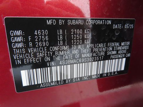 Certified 2025 Subaru Legacy Premium image 28