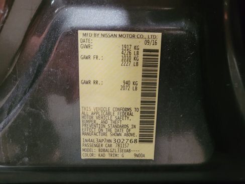 Used 2017 Nissan Altima 2.5 S w/ Power Driver Seat Package FWD image 33