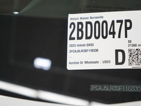 Used 2025 INFINITI QX55 Sensory w/ Lighting Package AWD/4WD image 29