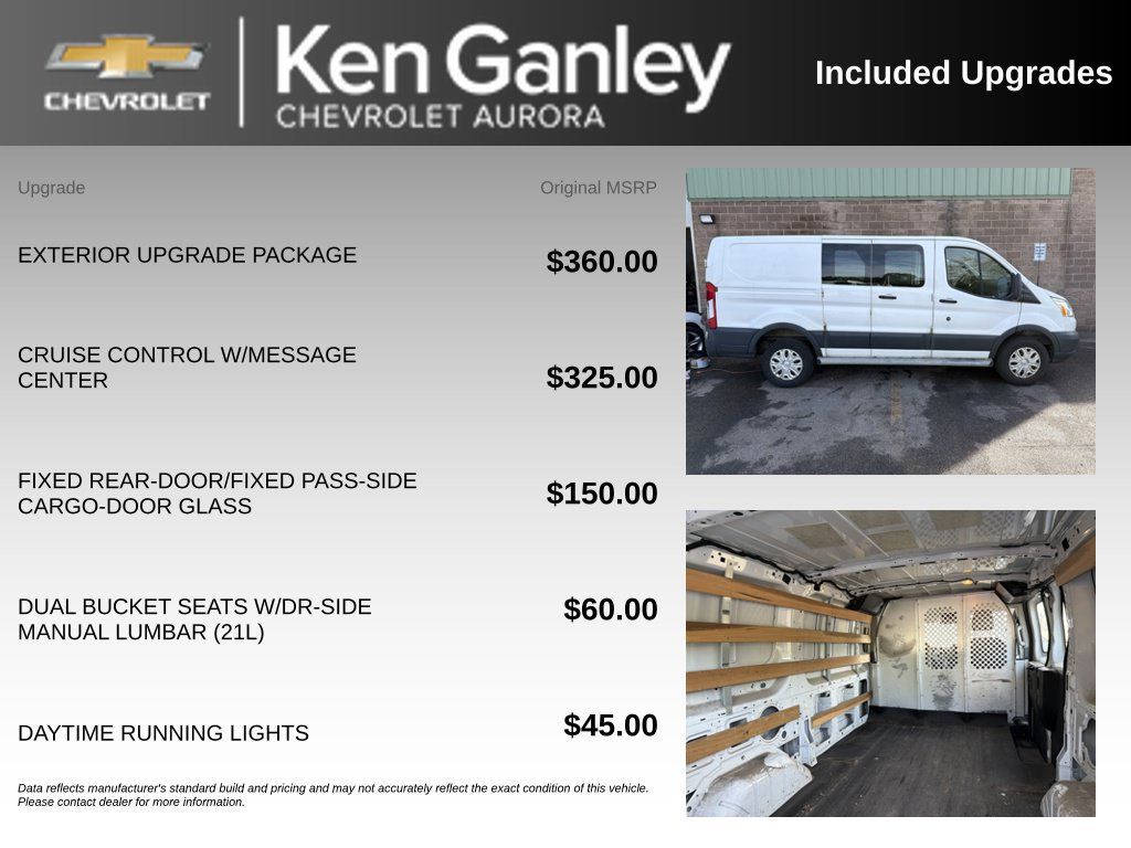Used 2016 Ford Transit 250 130 Low Roof w/ Exterior Upgrade Package RWD image 6