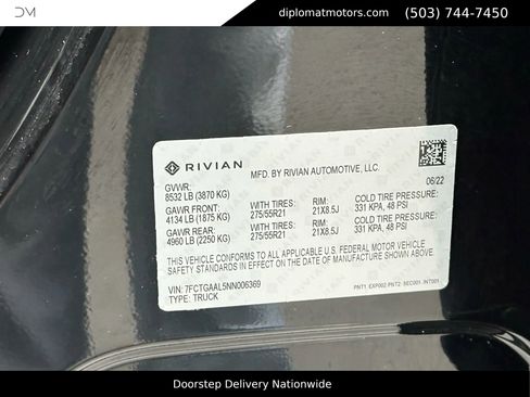 Used 2022 Rivian R1T Launch Edition image 54