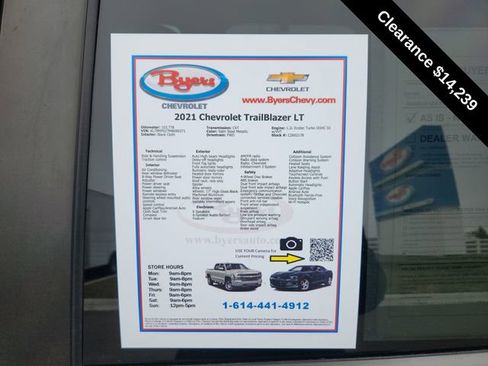 Used 2021 Chevrolet TrailBlazer LT image 10