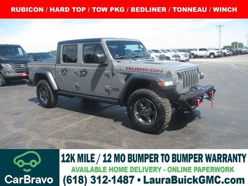 Used 2021 Jeep Gladiator Rubicon w/ Trailer Tow Package AWD/4WD image 1