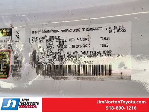 Used 2025 Toyota Tacoma SR RWD image 32