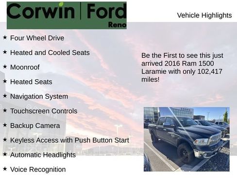 Used 2016 RAM 1500 Laramie w/ Convenience Group AWD/4WD image 4