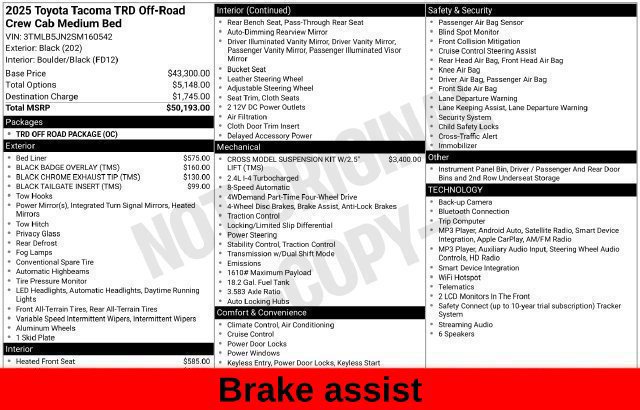Used 2025 Toyota Tacoma TRD Off-Road AWD/4WD image 38