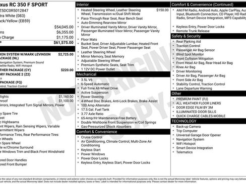 Used 2024 Lexus RC 350 F Sport image 4