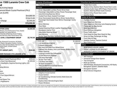 New 2026 RAM 1500 Laramie w/ Night Edition AWD/4WD image 15