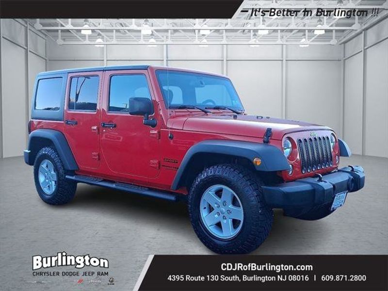 Certified 2018 Jeep Wrangler Unlimited Sport S image 1