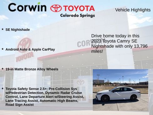 Used 2023 Toyota Camry SE image 6