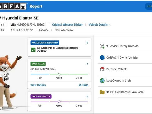 Used 2017 Hyundai Elantra SE FWD image 3
