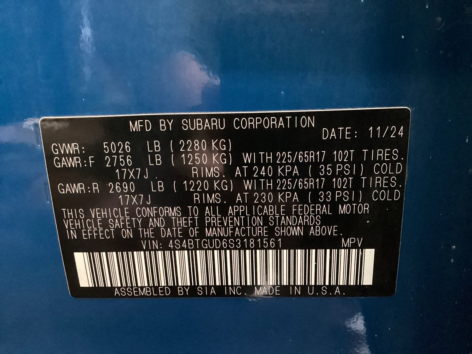 Certified 2025 Subaru Outback Wilderness AWD/4WD image 16